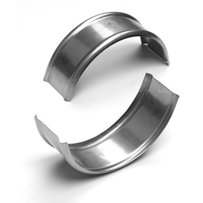 Clamp liners<br>2 identical metal clamp liners per set