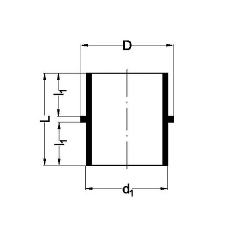 Flange bushing for screw coupler