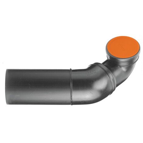 Wall-lavatory bend 90° (horizontal) rightWith protection plug