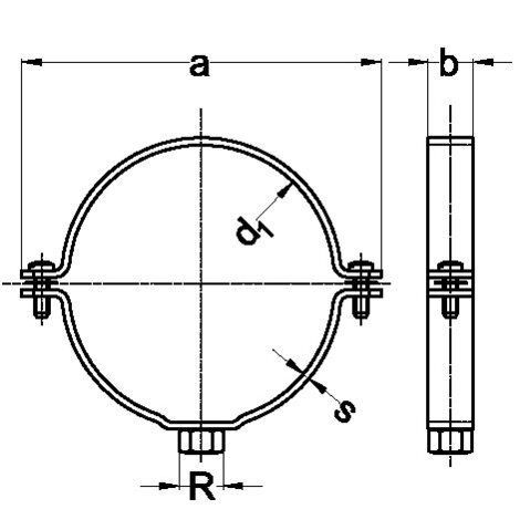 Guide bracketFor fixing to wall