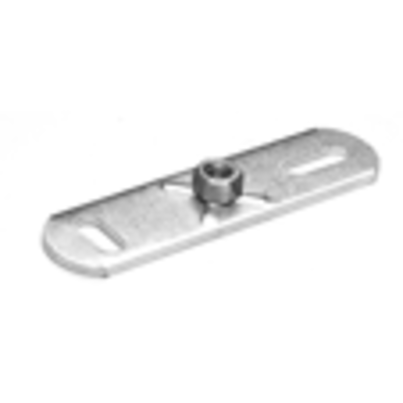 Mounting plate for guide bracket<br>For fixing to wall