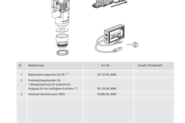 List of spare parts 16.742.01..0000