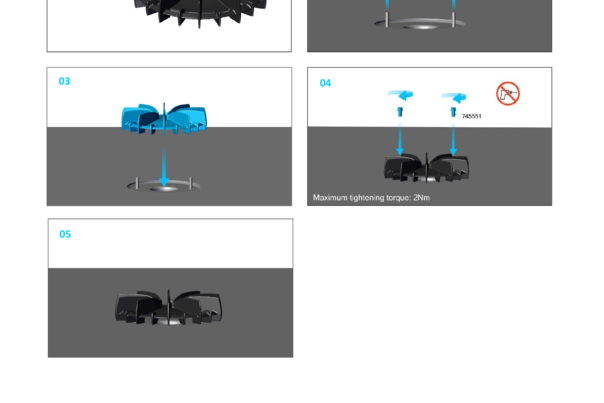 Akasison air baffle ø250mm with fixing bolts - code 747550