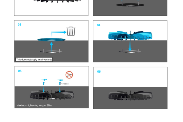 Akasison air baffle ø420mm with fixing bolts - code 749053