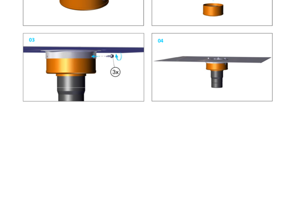 Akasison fire protective collar 75mm screw connection - code 747733