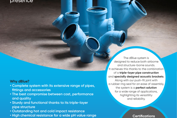 dBlue Acoustic Soil & Waste System 